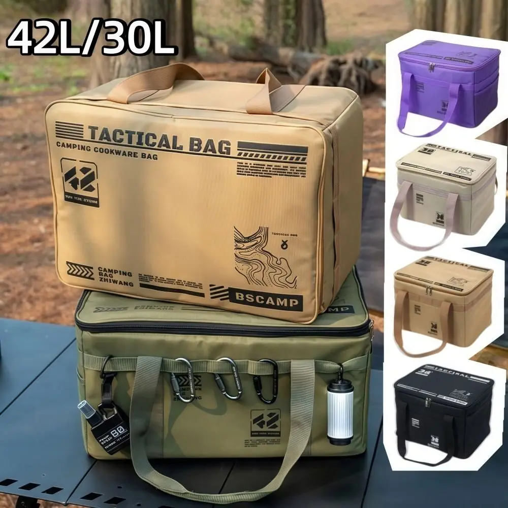 42L/30L Camping Storage Bag Foldable Large Capacity Practical Handbag 600D Oxford Fabric with Compartments Picnic Storage Bag
42L/30L Camping Storage Bag Foldable Large Capacity Practical Handbag 600D Oxford Fabric with Compartments Picnic Storage Bag
