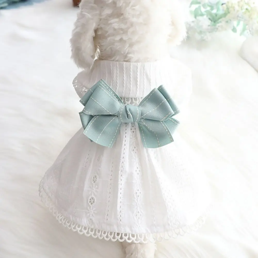 Comfortable Breathable Spring Pet Dress Hollow Out Soft Puppy Skirt Skin-friendly Pet Skirt Small Dog Pet
Comfortable Breathable Spring Pet Dress Hollow Out Soft Puppy Skirt Skin-friendly Pet Skirt Small Dog Pet