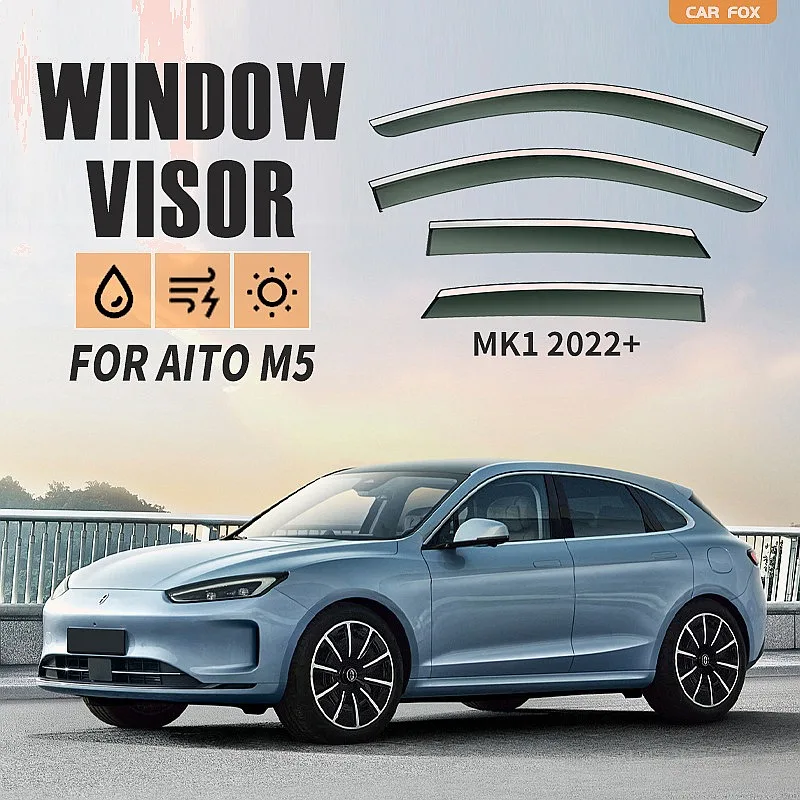 For AITO M5 2022+ Car Window Visor Rain Sun Shade Side Window Awning Windshield Shelter Auto Accessories Styling
For AITO M5 2022+ Car Window Visor Rain Sun Shade Side Window Awning Windshield Shelter Auto Accessories Styling