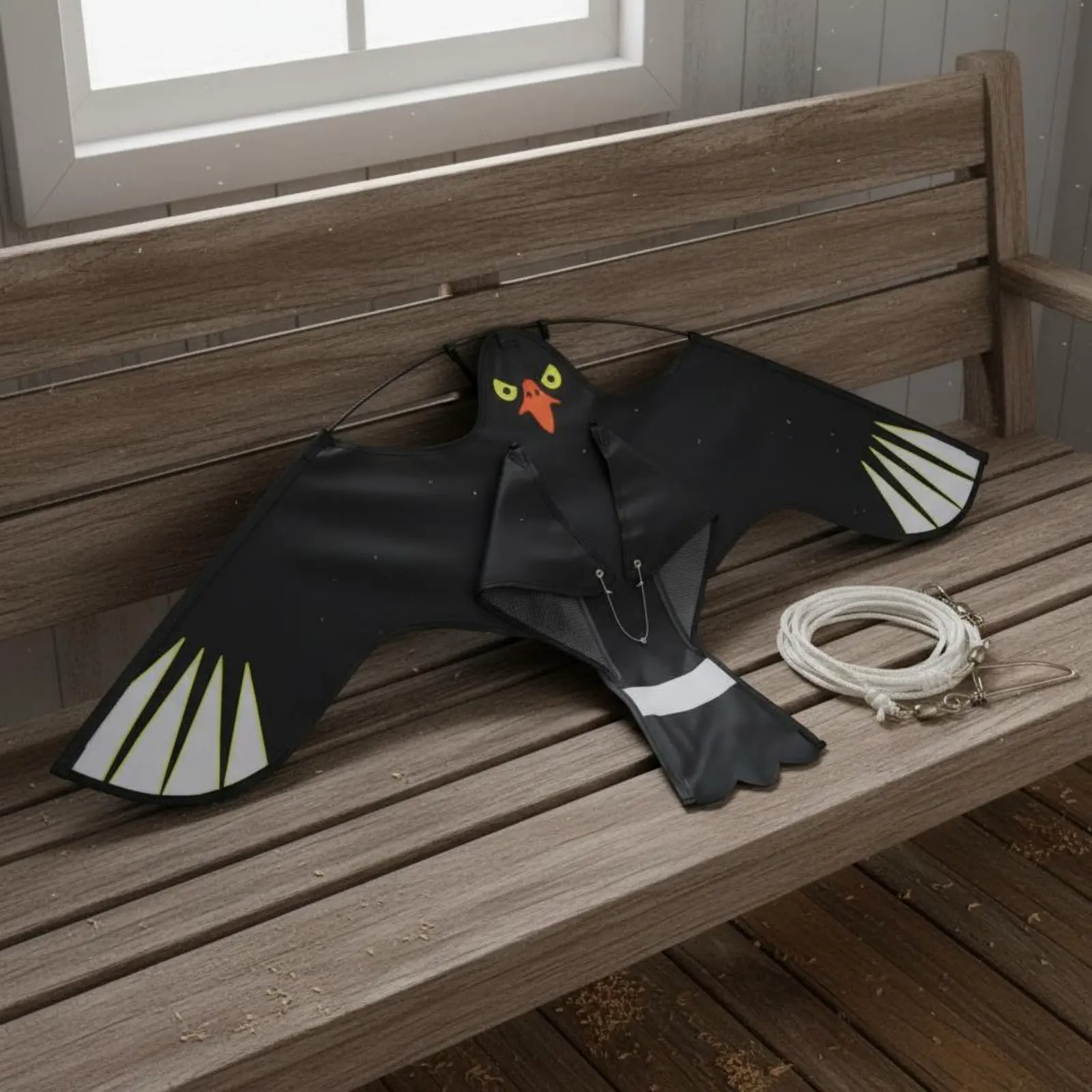 Flying Eagle Kite Lifelike Design Avian Repelling Kite Scarecrow Highly Effective Control Supply for Farmers, Farm, Garden
Flying Eagle Kite Lifelike Design Avian Repelling Kite Scarecrow Highly Effective Control Supply for Farmers, Farm, Garden