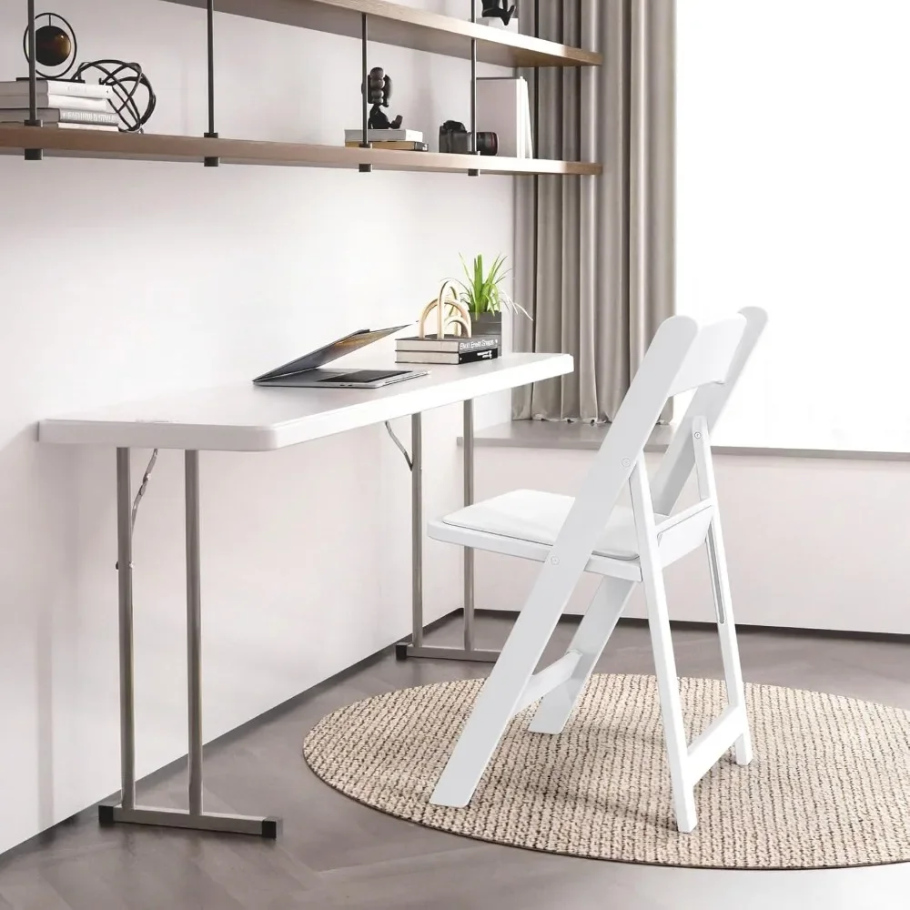 Cushion Resin with Folding Chairs, Foldable Plastic Chair with Comfortable Padded Seats, Perfect for Event Party Indoor Outdoor
Cushion Resin with Folding Chairs, Foldable Plastic Chair with Comfortable Padded Seats, Perfect for Event Party Indoor Outdoor