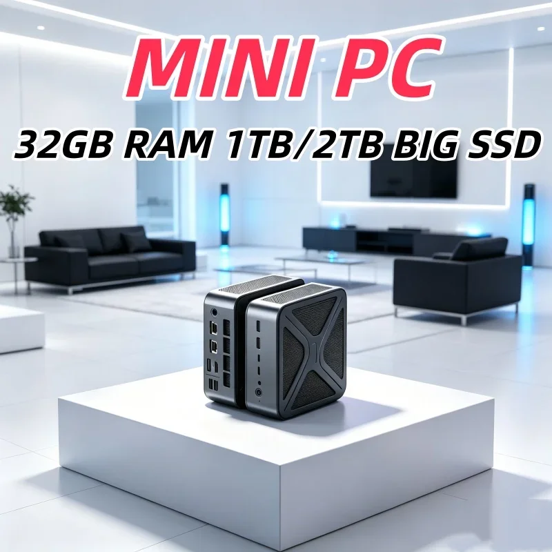 Rutilant GH8 Mini PC AMD Ryzen 9 8945HS Pro, 2*DDR5 WIFI6 BT5.2 8K HDMI2.1 Dual M.2 NVME Bold Gaming Desktop Computer
Rutilant GH8 Mini PC AMD Ryzen 9 8945HS Pro, 2*DDR5 WIFI6 BT5.2 8K HDMI2.1 Dual M.2 NVME Bold Gaming Desktop Computer