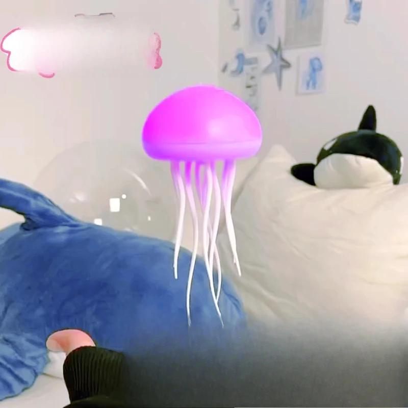 Suspended voice-activated jellyfish Symphony gradual change swimming jellyfish lamp induction atmosphere night light
Suspended voice-activated jellyfish Symphony gradual change swimming jellyfish lamp induction atmosphere night light