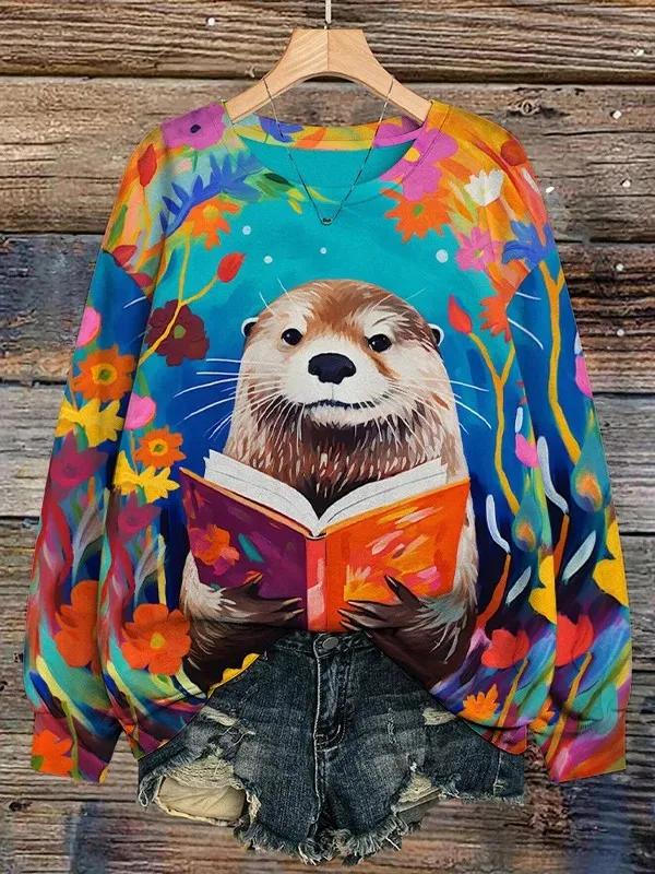 Women's Funny Animal Printed Sweatshirt 3D Prints O-Neck Long Sleeve Tops Summer Casual Women's Clothing Apparel Y2K Streetwear
Women's Funny Animal Printed Sweatshirt 3D Prints O-Neck Long Sleeve Tops Summer Casual Women's Clothing Apparel Y2K Streetwear