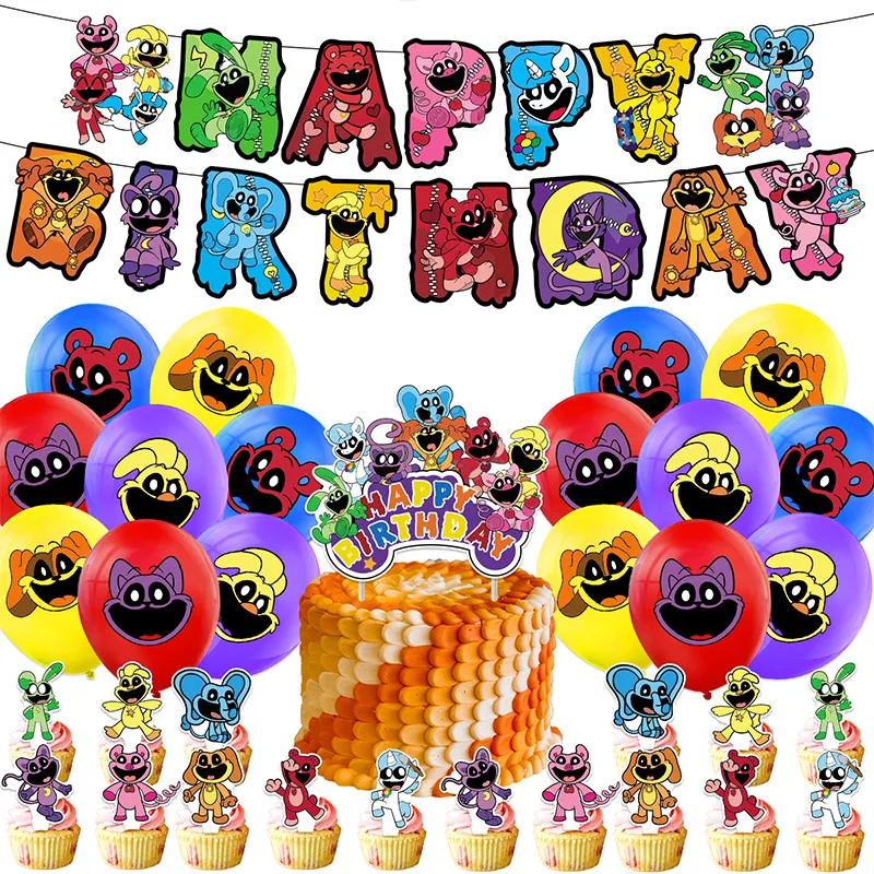 smiling critte Theme Birthday Party Decoration Supplies Smiling Animals Birthday Cake Aluminum Film Balloon Decoration Disposabl
smiling critte Theme Birthday Party Decoration Supplies Smiling Animals Birthday Cake Aluminum Film Balloon Decoration Disposabl