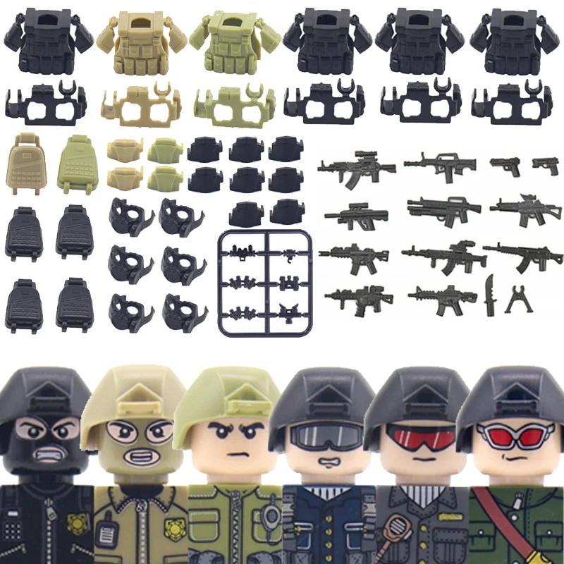City SWAT Ghost Commando Figures Building Blocks Modern Police Special Forces UN Army Soldier Military Weapone Bricks Toys
City SWAT Ghost Commando Figures Building Blocks Modern Police Special Forces UN Army Soldier Military Weapone Bricks Toys