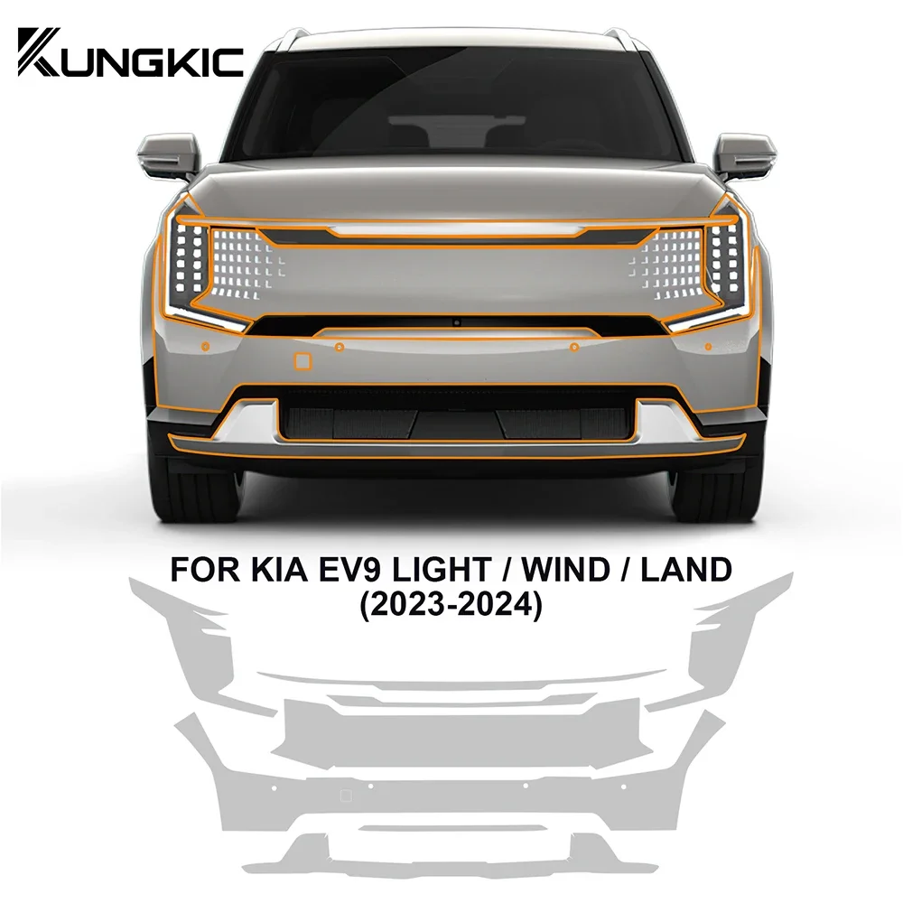 For KIA EV9 Light WIND LAND 2023 2024 Car Front Bumper Paint Protection Film PreCut TPU PPF Anti Scratch Bra Kit Body Sticker
For KIA EV9 Light WIND LAND 2023 2024 Car Front Bumper Paint Protection Film PreCut TPU PPF Anti Scratch Bra Kit Body Sticker