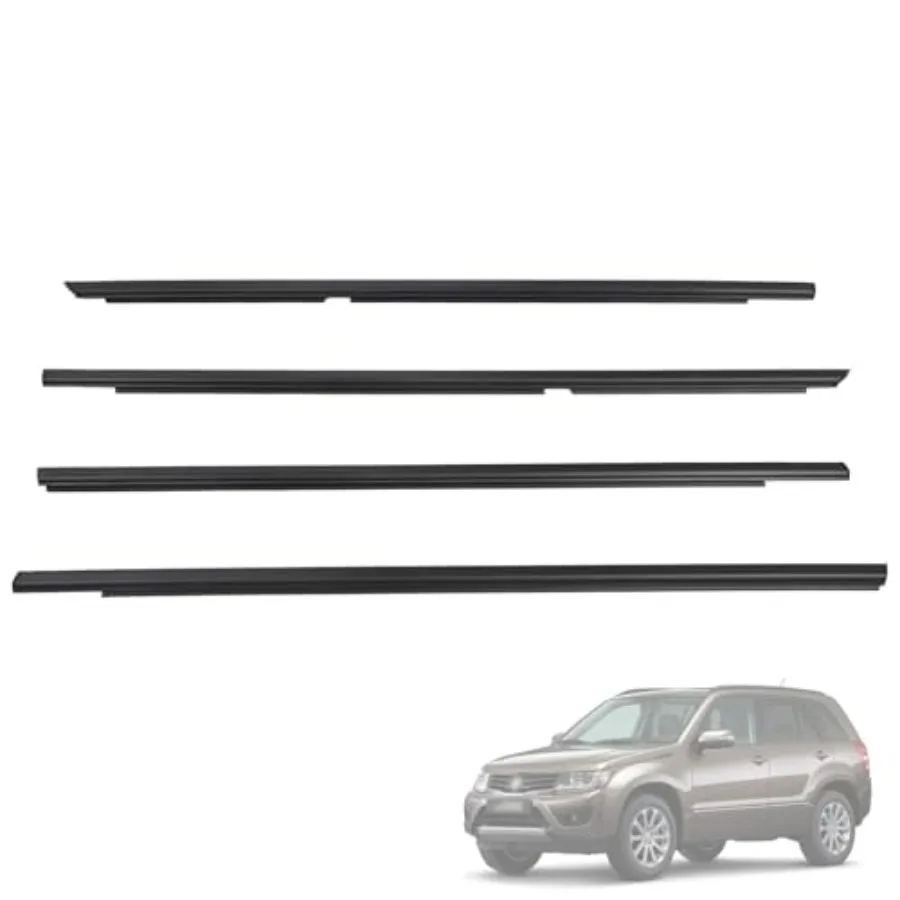 83811-65J00 4Pcs Exterior Door Window Molding Trim Weatherstrip for Suzuki Escudo Grand Vitara 2009-2013 Black Durable Rubber R
83811-65J00 4Pcs Exterior Door Window Molding Trim Weatherstrip for Suzuki Escudo Grand Vitara 2009-2013 Black Durable Rubber R