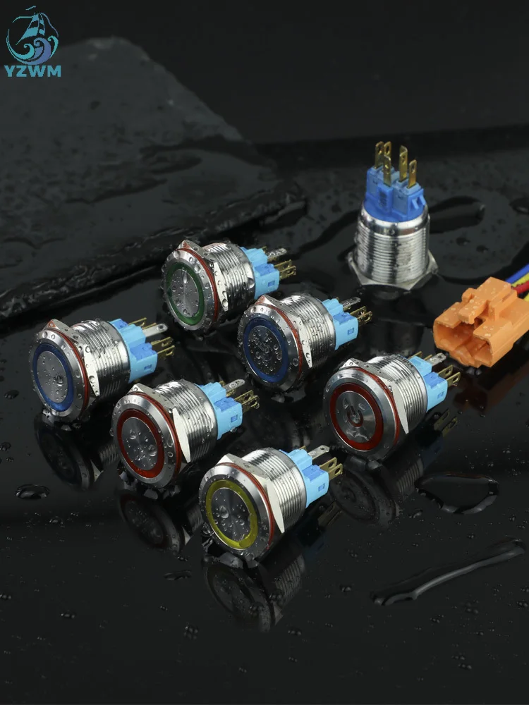 22mm metal button switch self-locking ring power LED with light symbol 12 24 220 V small round 3A round
22mm metal button switch self-locking ring power LED with light symbol 12 24 220 V small round 3A round