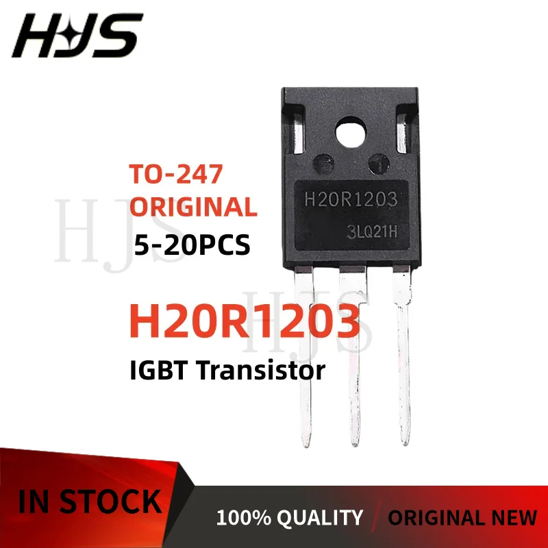 5~20PCS Original New H20R1203 IHW20N120R3 20R1203 20A/1200V TO-247 IGBT TUBE for Induction cooker
5~20PCS Original New H20R1203 IHW20N120R3 20R1203 20A/1200V TO-247 IGBT TUBE for Induction cooker
