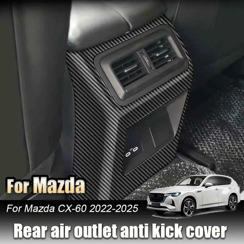 For Mazda CX-60 CX60 2022 2024 2025 Armrest box Rear air outlet anti kick decorative cover protective frame Sticker Modification
For Mazda CX-60 CX60 2022 2024 2025 Armrest box Rear air outlet anti kick decorative cover protective frame Sticker Modification