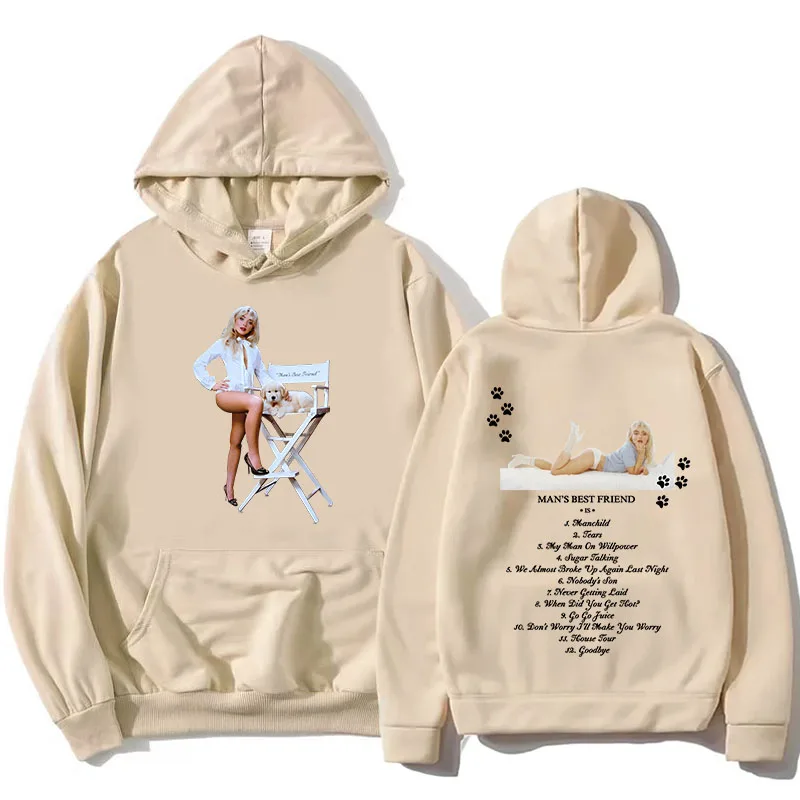 Sabrina Carpenter Man's Best Friend Hoodies Funny Cartoon Graphic Printing Sweatshirts Long Sleeve Female Hooded Pullovers Women
Sabrina Carpenter Man's Best Friend Hoodies Funny Cartoon Graphic Printing Sweatshirts Long Sleeve Female Hooded Pullovers Women