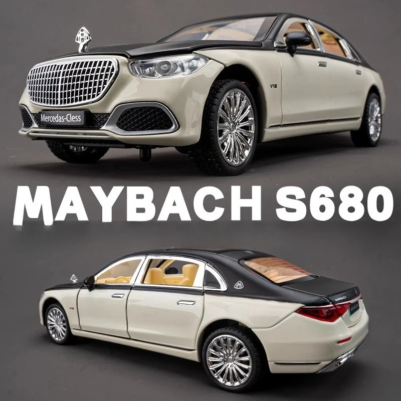 1:24 Mercedes Benz Maybach S680, имитация сплава, модель автомобиля, украшение, коллекция, подарочная игрушка, литая под давлением модель, игрушка для мальчика
1:24 Mercedes Benz Maybach S680, имитация сплава, модель автомобиля, украшение, коллекция, подарочная игрушка, литая под давлением модель, игрушка для мальчика