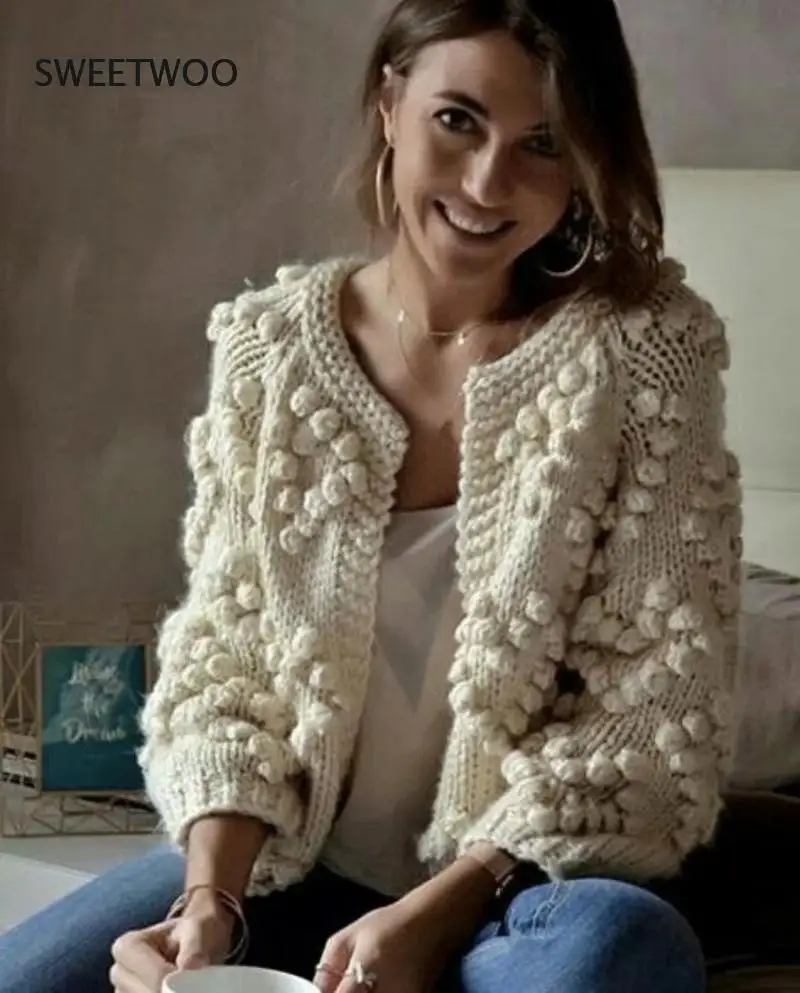 2024 Autumn and Winter New Women's Wool Ball Bat Needle Thick Line Loose and Thin Short Sweater Cardigan Jacket Women
2024 Autumn and Winter New Women's Wool Ball Bat Needle Thick Line Loose and Thin Short Sweater Cardigan Jacket Women