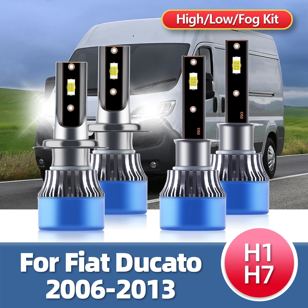 LSlight 110W 15000LM Low Beam LED Headlights H7 Bulbs / Fog H1 Lamps 12V For Fiat Ducato 2006 2007 2008 2009 2010 2011 2012 2013
LSlight 110W 15000LM Low Beam LED Headlights H7 Bulbs / Fog H1 Lamps 12V For Fiat Ducato 2006 2007 2008 2009 2010 2011 2012 2013