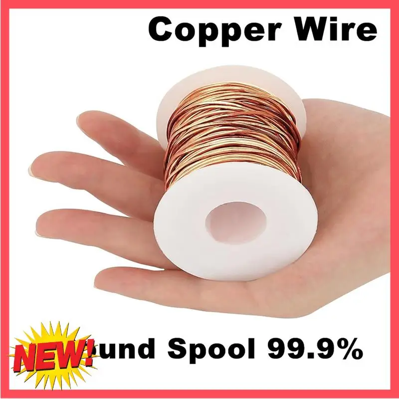 B17C 99.9% Dead Soft Copper Wire, 18 Gauge/ 1 Mm Diameter, 213 Feet/ 65 M, 1 Pound Spool Pure Copper Wire
B17C 99.9% Dead Soft Copper Wire, 18 Gauge/ 1 Mm Diameter, 213 Feet/ 65 M, 1 Pound Spool Pure Copper Wire