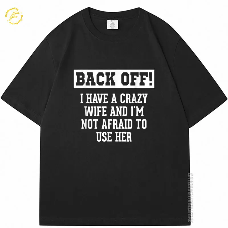 Funny Husband Gifts Men Tshirt Crazy Wife Sarcastic Husband 2025 Hot Tee Oversized T-Shirt 남성 반팔티 Man Designer Clothes ملابس
Funny Husband Gifts Men Tshirt Crazy Wife Sarcastic Husband 2025 Hot Tee Oversized T-Shirt 남성 반팔티 Man Designer Clothes ملابس