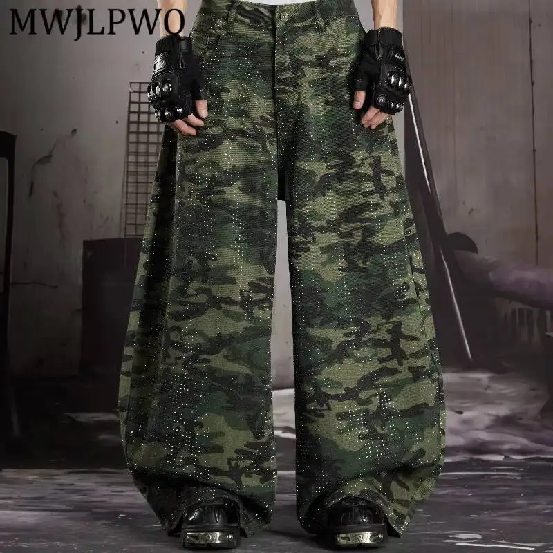 MWJLPWQ Camouflage Full Rhinestone Wide Leg Denim Jean Camo Print High Waist Men Y2k Street Oversize Loose Casual Bottom 16951
MWJLPWQ Camouflage Full Rhinestone Wide Leg Denim Jean Camo Print High Waist Men Y2k Street Oversize Loose Casual Bottom 16951