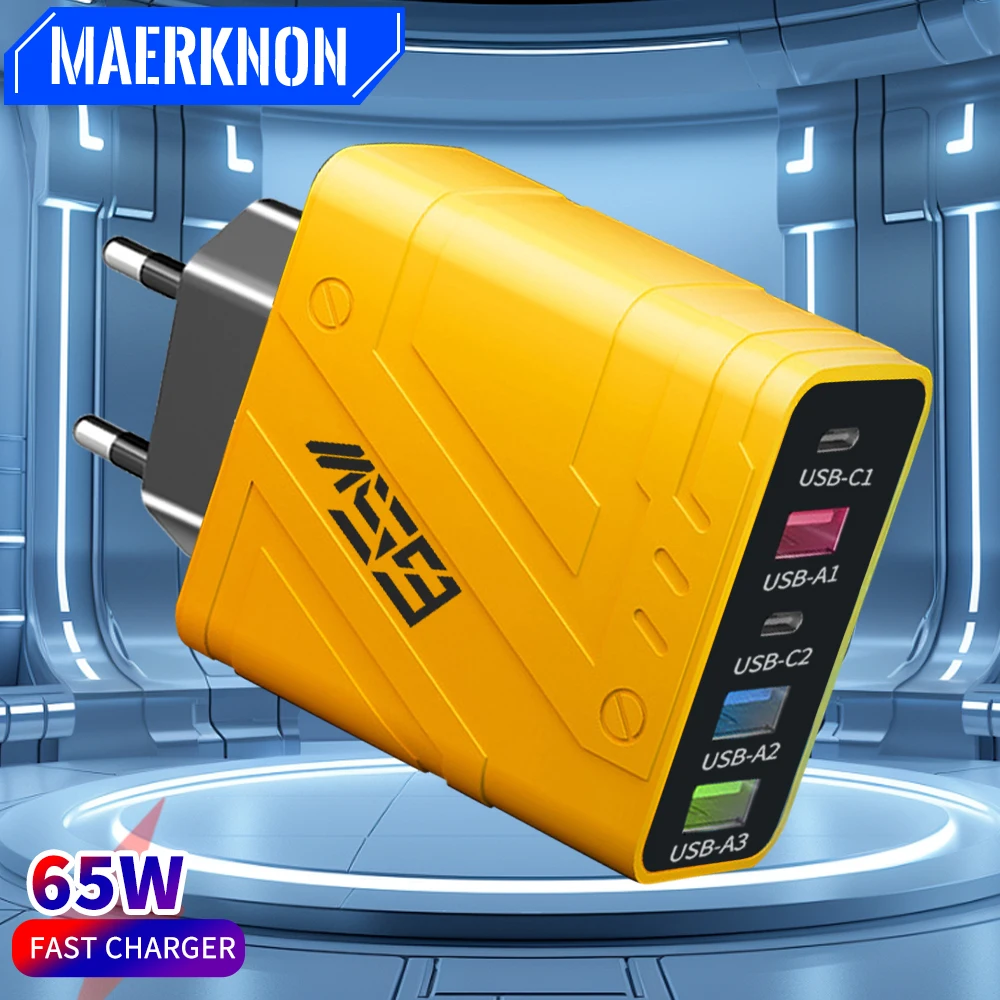 USB 65W 5 Ports Fast Charger Type C Quick Charger 3.0 Wall Adapter for iphone 13 14 15 pro Xiaomi Samsung Huawei EU US Plug
USB 65W 5 Ports Fast Charger Type C Quick Charger 3.0 Wall Adapter for iphone 13 14 15 pro Xiaomi Samsung Huawei EU US Plug