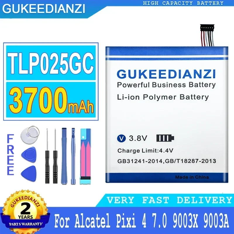 Фонарь TLP025GC для Alcatel One Touch Pixi 4 (7 дюймов) 3G фонарь 9003X 9003A, 3700 мАч
Фонарь TLP025GC для Alcatel One Touch Pixi 4 (7 дюймов) 3G фонарь 9003X 9003A, 3700 мАч