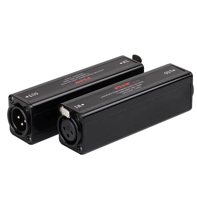 1 PCS PX-D2 Professional XLR Audio Current Sound Isolator To Eliminate Common Ground Interference Black
1 PCS PX-D2 Professional XLR Audio Current Sound Isolator To Eliminate Common Ground Interference Black