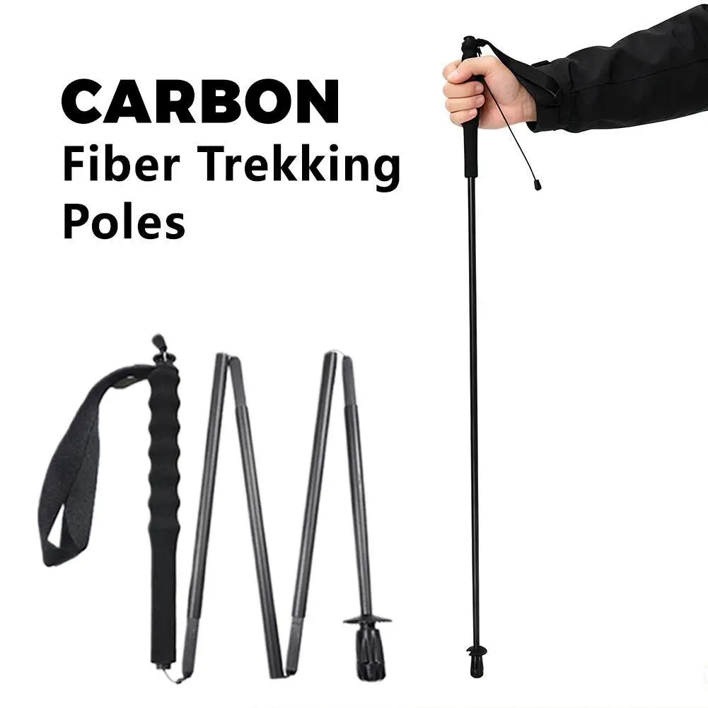 5-Section Foldable Trekking Poles UltraLight Carbon Fiber Hiking Sticks Portable Walking Cane for Outdoor Camping Mountaineering
5-Section Foldable Trekking Poles UltraLight Carbon Fiber Hiking Sticks Portable Walking Cane for Outdoor Camping Mountaineering