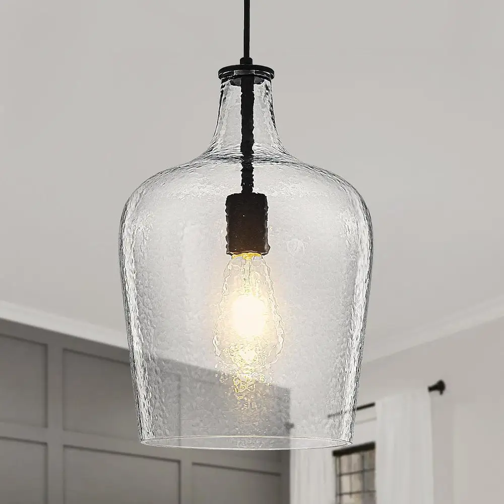 Black 9.3 Thickened Glass Pendant Light for Kitchen Island and Living Spaces
Black 9.3 Thickened Glass Pendant Light for Kitchen Island and Living Spaces