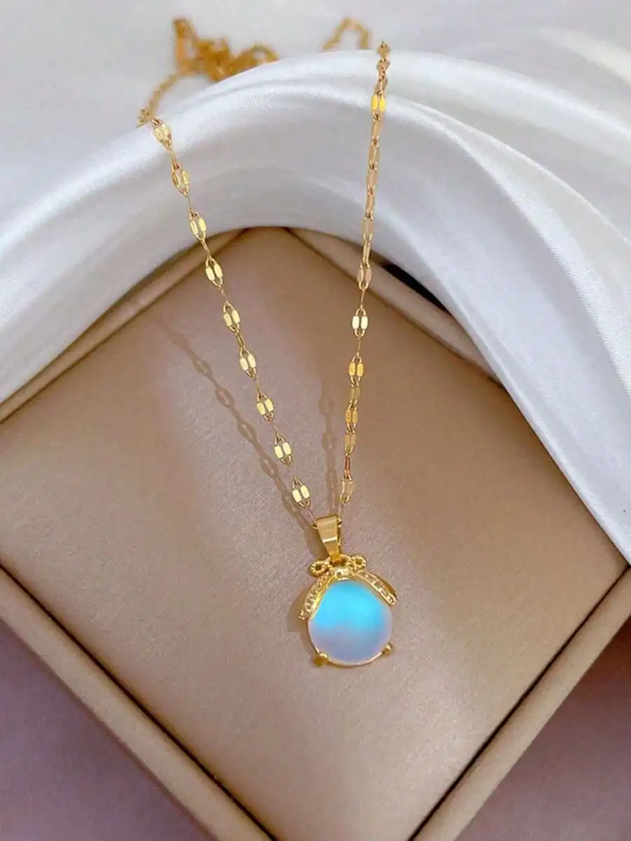 1pc Women Stylish Elegant Unique Stainless Steel Lucky Bag Necklace
1pc Women Stylish Elegant Unique Stainless Steel Lucky Bag Necklace