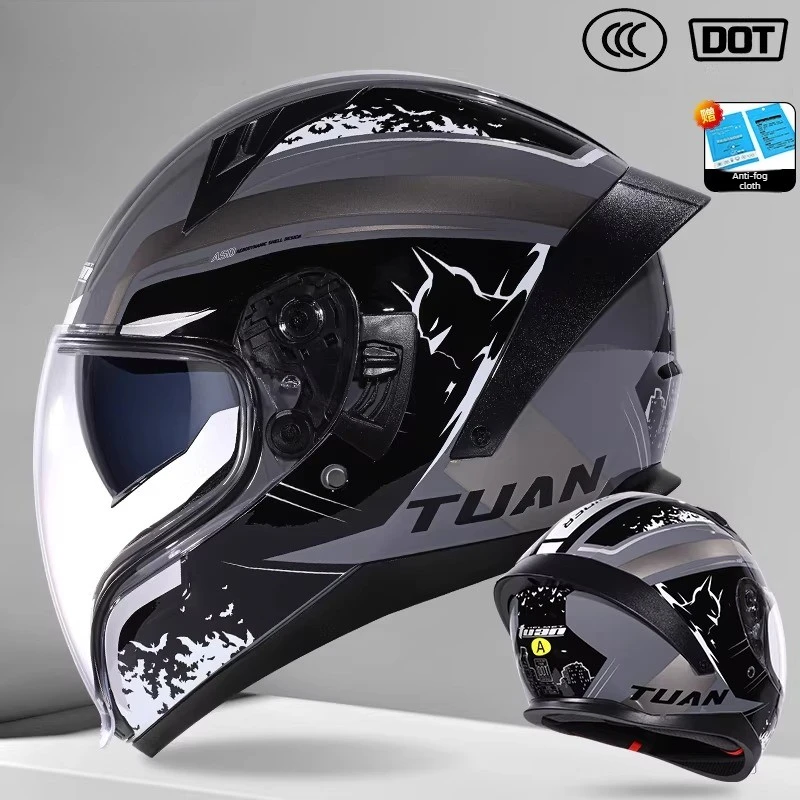 Motorcycle Helmet 3C DOT Certified Dual Lens Full Face High Appearance Safety Riding Helmet
Motorcycle Helmet 3C DOT Certified Dual Lens Full Face High Appearance Safety Riding Helmet