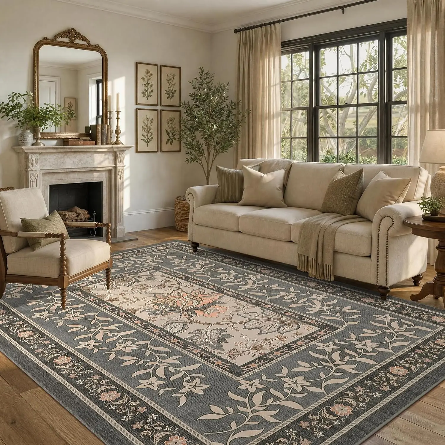 Retro Floral Large Rug Living Room Foldable Machine Washable Carpet Bedroom Floor Mats Home Decoration Long Strip Runner Rugs 러그
Retro Floral Large Rug Living Room Foldable Machine Washable Carpet Bedroom Floor Mats Home Decoration Long Strip Runner Rugs 러그