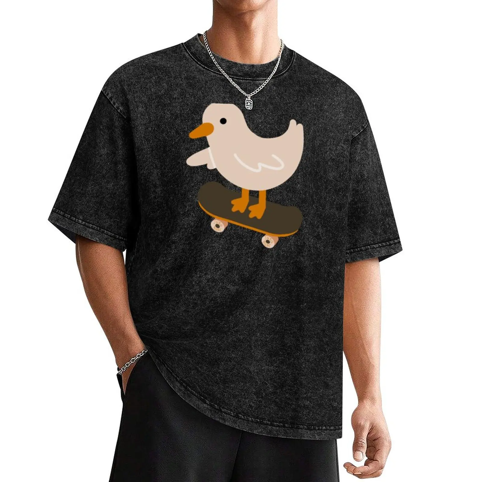 Sk8er Duck T-Shirt rapper graphic tees Short sleeve tee Funny t-shirt men clothings
Sk8er Duck T-Shirt rapper graphic tees Short sleeve tee Funny t-shirt men clothings