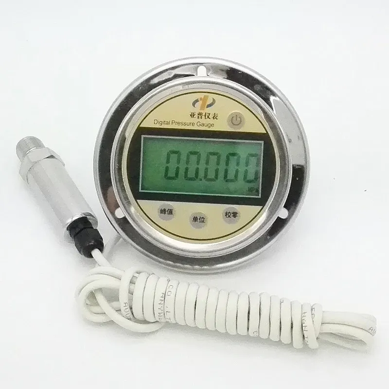 Electronic 5-digit digital pressure gauge Precision stainless steel axial vacuum gauge Pneumatic water pressure
Electronic 5-digit digital pressure gauge Precision stainless steel axial vacuum gauge Pneumatic water pressure