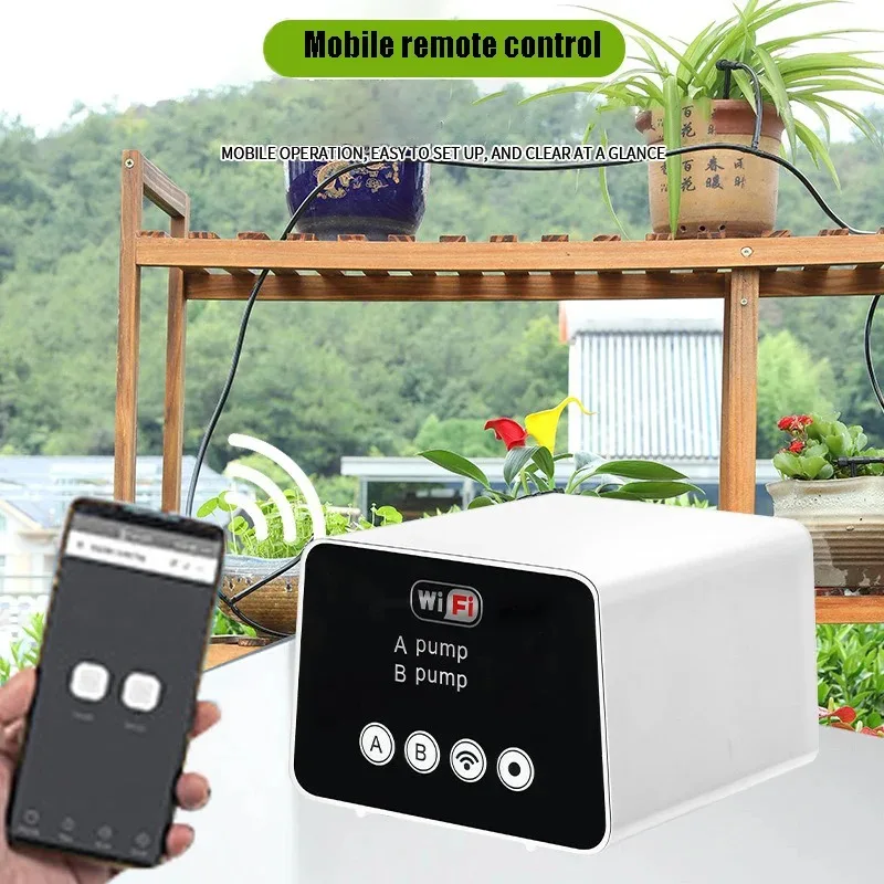 WiFi Intelligent Garden Watering Device Timed Automatic Irrigation Drip Adjustable Drip Arrow Remote APP Controller
WiFi Intelligent Garden Watering Device Timed Automatic Irrigation Drip Adjustable Drip Arrow Remote APP Controller