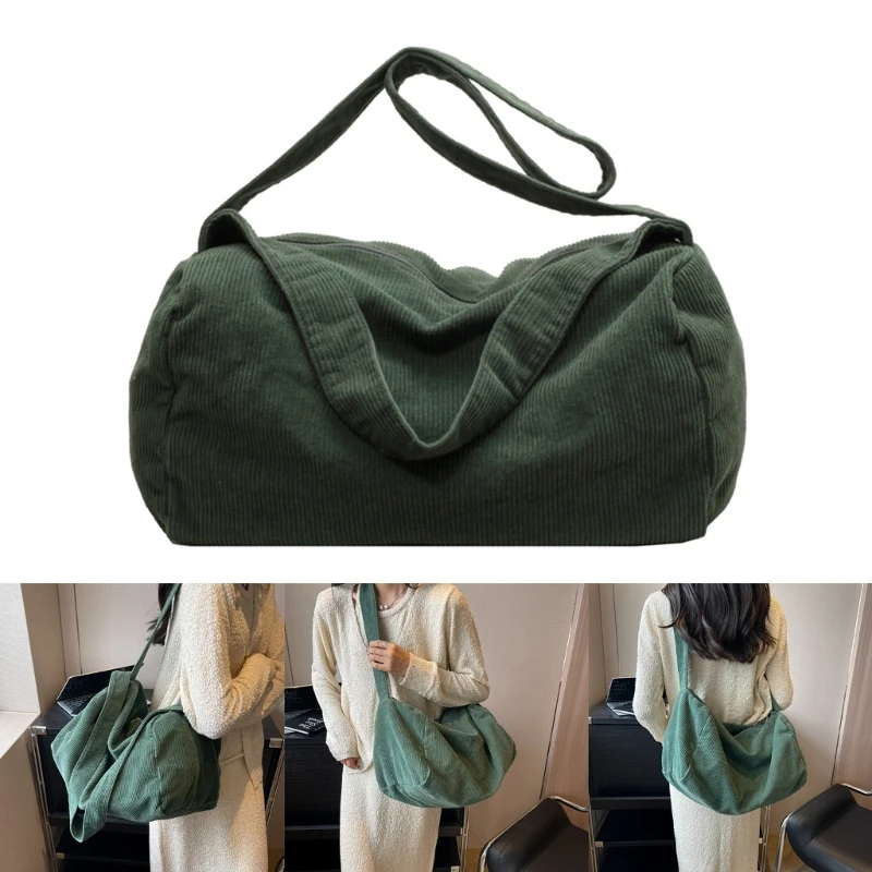 Corduroy Crossbody Shoulder Bag Travel Bag Fashion Casual School Bag Large Capacity Versatile Bag for Girls
Corduroy Crossbody Shoulder Bag Travel Bag Fashion Casual School Bag Large Capacity Versatile Bag for Girls