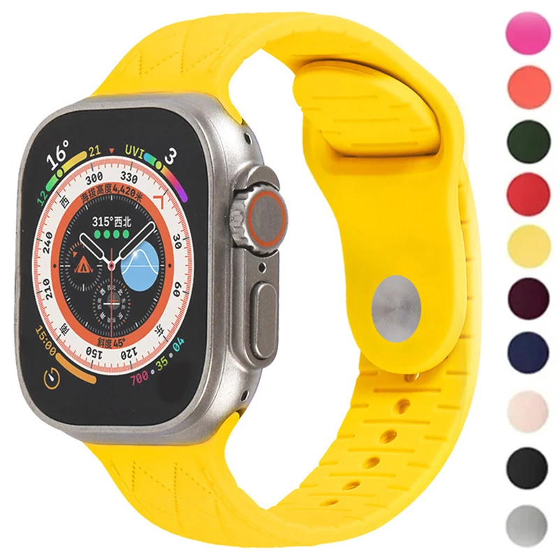 Ремешок силиконовый для Apple Watch Band 44 40 мм 45 41 мм 49 мм 42 мм 38 мм 44 45 мм, браслет для iwatch series 6 se 3 4 5 7 8 Ultra band
Ремешок силиконовый для Apple Watch Band 44 40 мм 45 41 мм 49 мм 42 мм 38 мм 44 45 мм, браслет для iwatch series 6 se 3 4 5 7 8 Ultra band