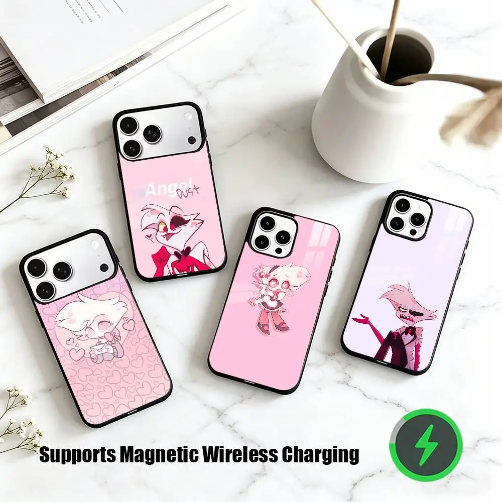 A-Angel Dust Hazbin Hotel Phone Case For iPhone17,16,15,14,13,12,11 Plus,Pro Supports Magnetic Wireless Charging
A-Angel Dust Hazbin Hotel Phone Case For iPhone17,16,15,14,13,12,11 Plus,Pro Supports Magnetic Wireless Charging