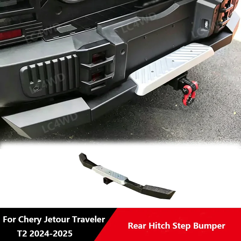 Off Road 4X4 Accessories Rear Tow Bar Bumper With Pedal Modified Rear Auto Bumper For Chery Jetour Traveler T2 2024-2025
Off Road 4X4 Accessories Rear Tow Bar Bumper With Pedal Modified Rear Auto Bumper For Chery Jetour Traveler T2 2024-2025