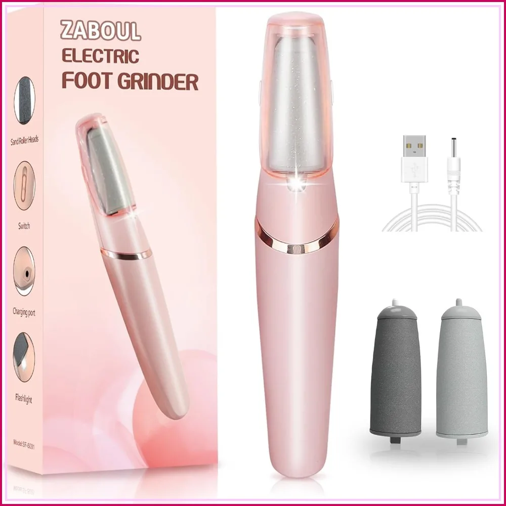 Electric Foot Callus Remover, Rechargeable Pedicure Tool for Dry Hard & Dead Skin, 2 Speeds, 2 Roller Heads, Fast Charging, Ideal Gift
Electric Foot Callus Remover, Rechargeable Pedicure Tool for Dry Hard & Dead Skin, 2 Speeds, 2 Roller Heads, Fast Charging, Ideal Gift