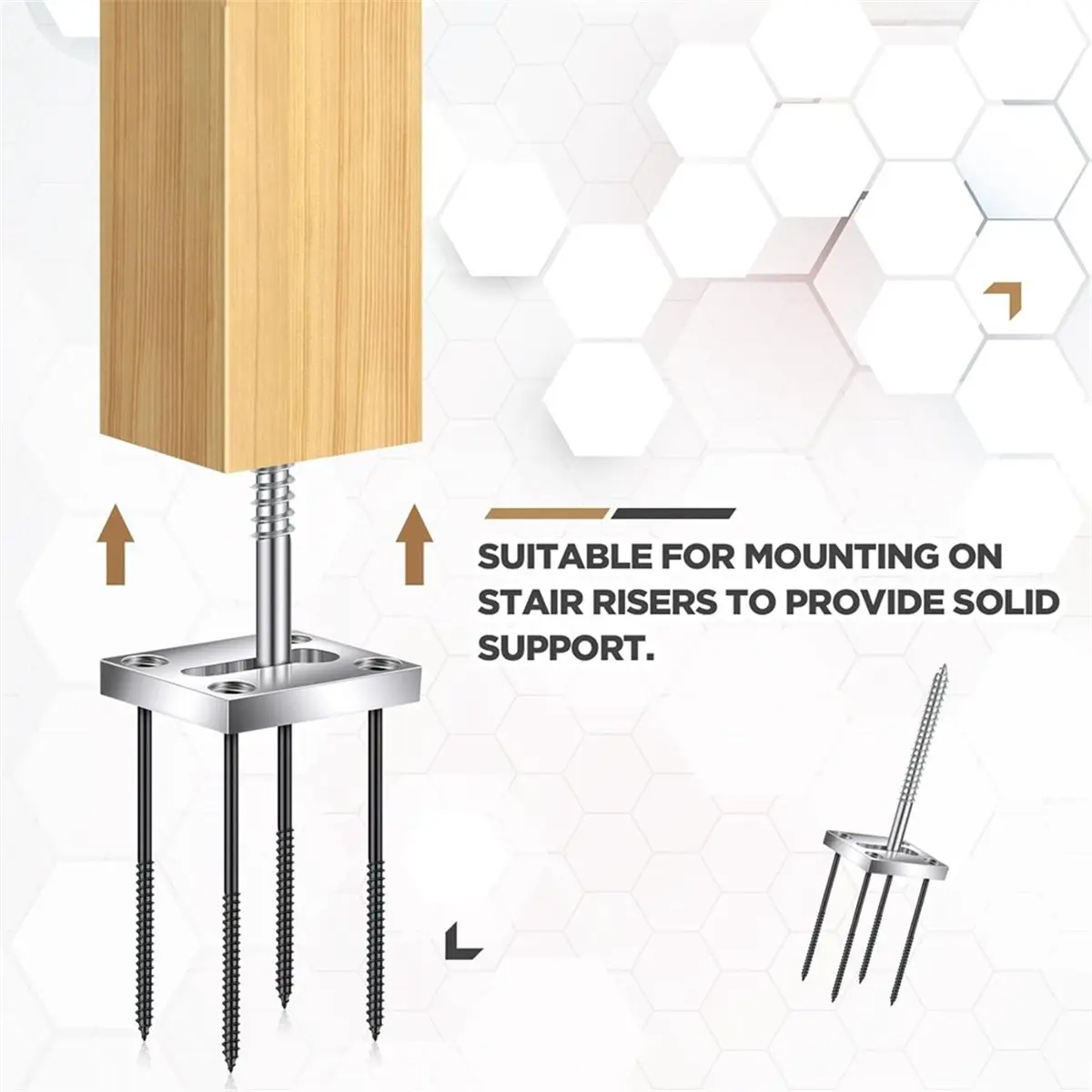 Новинка 2026, 2 комплекта креплений для стойки Newel, монтажный комплект для стойки Newel, оборудование для установки деревянных поручней, работает на готовом полом, лестнице
Новинка 2026, 2 комплекта креплений для стойки Newel, монтажный комплект для стойки Newel, оборудование для установки деревянных поручней, работает на готовом полом, лестнице