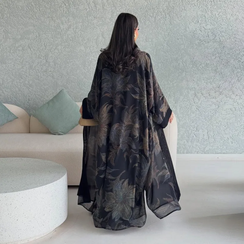 Eid Muslim Party Caerdigan Dress for Women Scarf Abaya Ramadan Long Dresses Abayas Woman Print Kimono Robe Caftan Vestidos 2024
Eid Muslim Party Caerdigan Dress for Women Scarf Abaya Ramadan Long Dresses Abayas Woman Print Kimono Robe Caftan Vestidos 2024