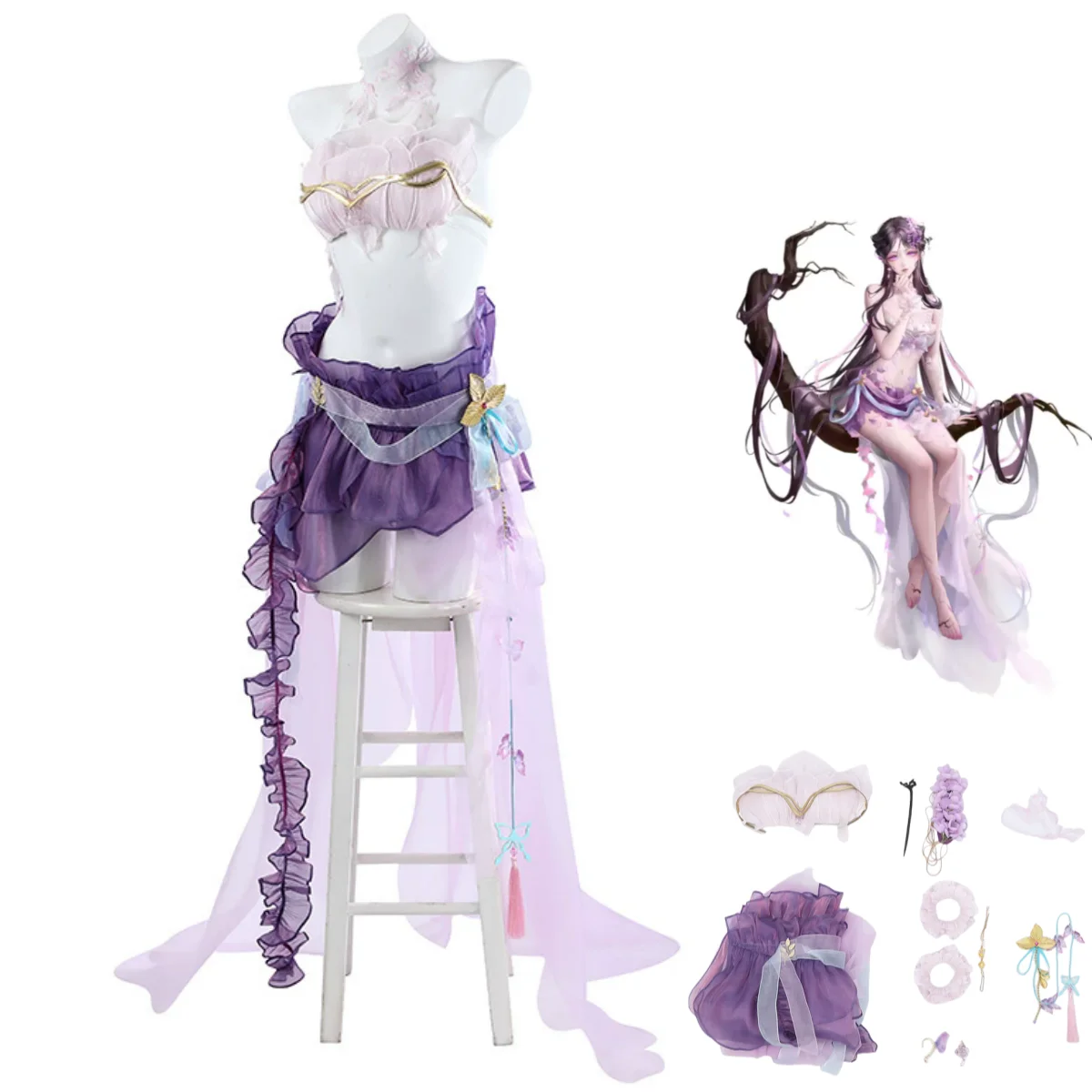 Anime Game Path To Nowhere Yingying Cosplay Costume Gorgeous Purple Evening Dress Woman Sexy Masked Ball Carnival Suit
Anime Game Path To Nowhere Yingying Cosplay Costume Gorgeous Purple Evening Dress Woman Sexy Masked Ball Carnival Suit