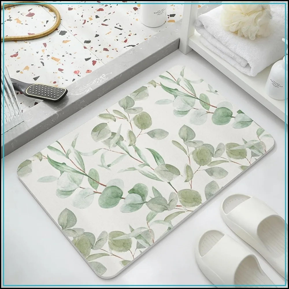 Diatomite Bath Mat, Quick Dry Stone Shower Mat, Super Absorbent, Non-Slip Pad Included, Leaves 24"x16"
Diatomite Bath Mat, Quick Dry Stone Shower Mat, Super Absorbent, Non-Slip Pad Included, Leaves 24"x16"