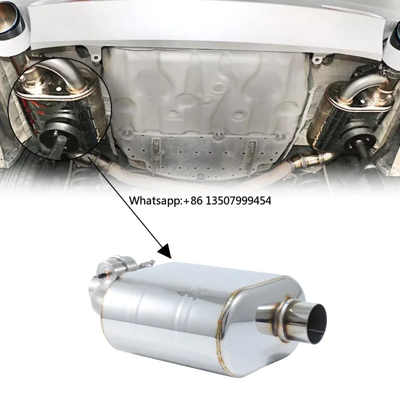 High Quality Stainless Steel Universal Valve Electronic Exhaust Muffler with Controller
High Quality Stainless Steel Universal Valve Electronic Exhaust Muffler with Controller