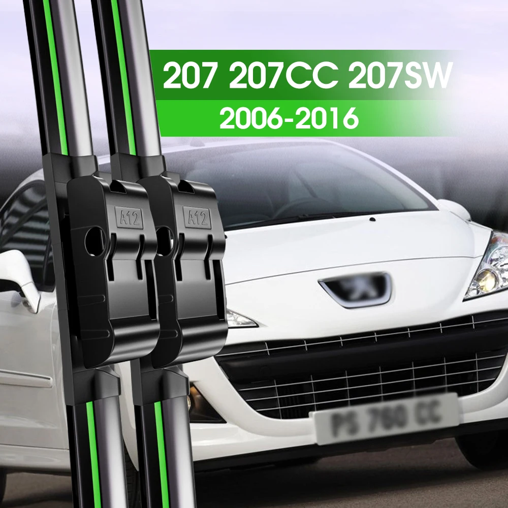 2pcs Front Windshield Wiper Blades For Peugeot 207 207CC 207SW 2006-2016 2007 2008 2009 2010 2011 Windscreen Window Accessories
2pcs Front Windshield Wiper Blades For Peugeot 207 207CC 207SW 2006-2016 2007 2008 2009 2010 2011 Windscreen Window Accessories