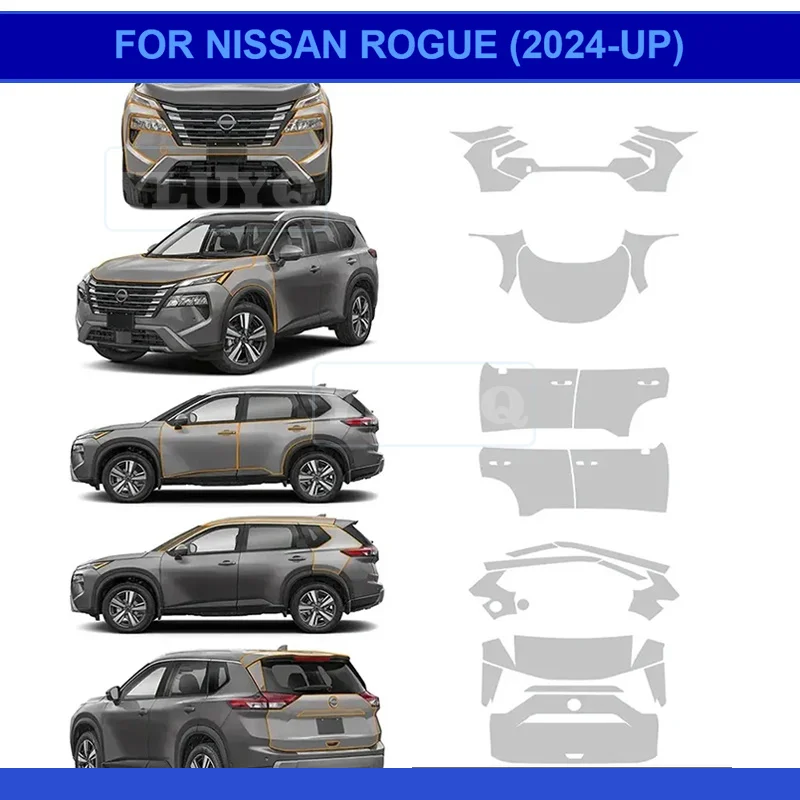TPUfor Nissan X-trail Rogue 2024 2025 Scratch Resistant Invisible Car Body Paint Protection Film Clear Bra Kit PPF Sticker
TPUfor Nissan X-trail Rogue 2024 2025 Scratch Resistant Invisible Car Body Paint Protection Film Clear Bra Kit PPF Sticker