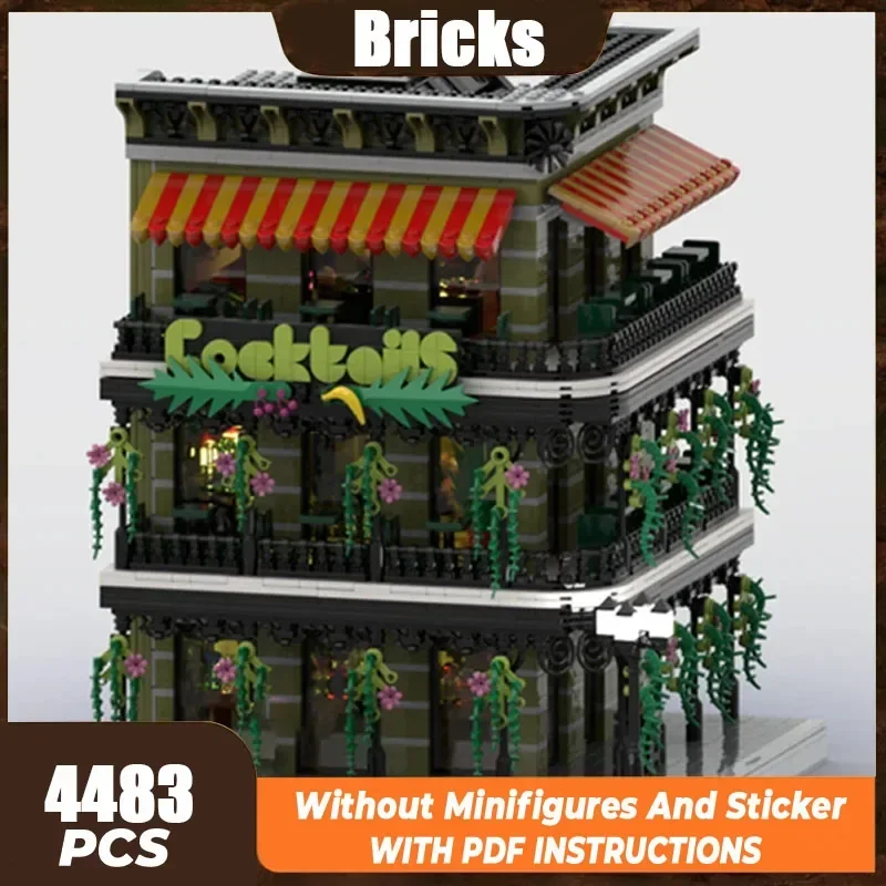 Moc Building Bricks City Street View Model Cocktail Bar Technology Modular Blocks Gifts Toys For Children DIY Sets Assembly
Moc Building Bricks City Street View Model Cocktail Bar Technology Modular Blocks Gifts Toys For Children DIY Sets Assembly