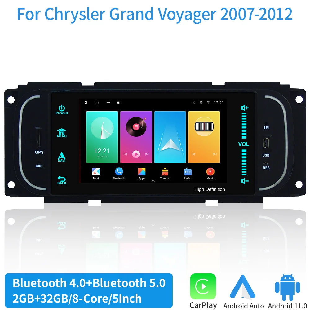 Car radio Android11CarPlay Car Multimedia Player For Chrysler Grand Voyager 2007-2012 Radio Stereo Video Navigation GPS DSP
Car radio Android11CarPlay Car Multimedia Player For Chrysler Grand Voyager 2007-2012 Radio Stereo Video Navigation GPS DSP