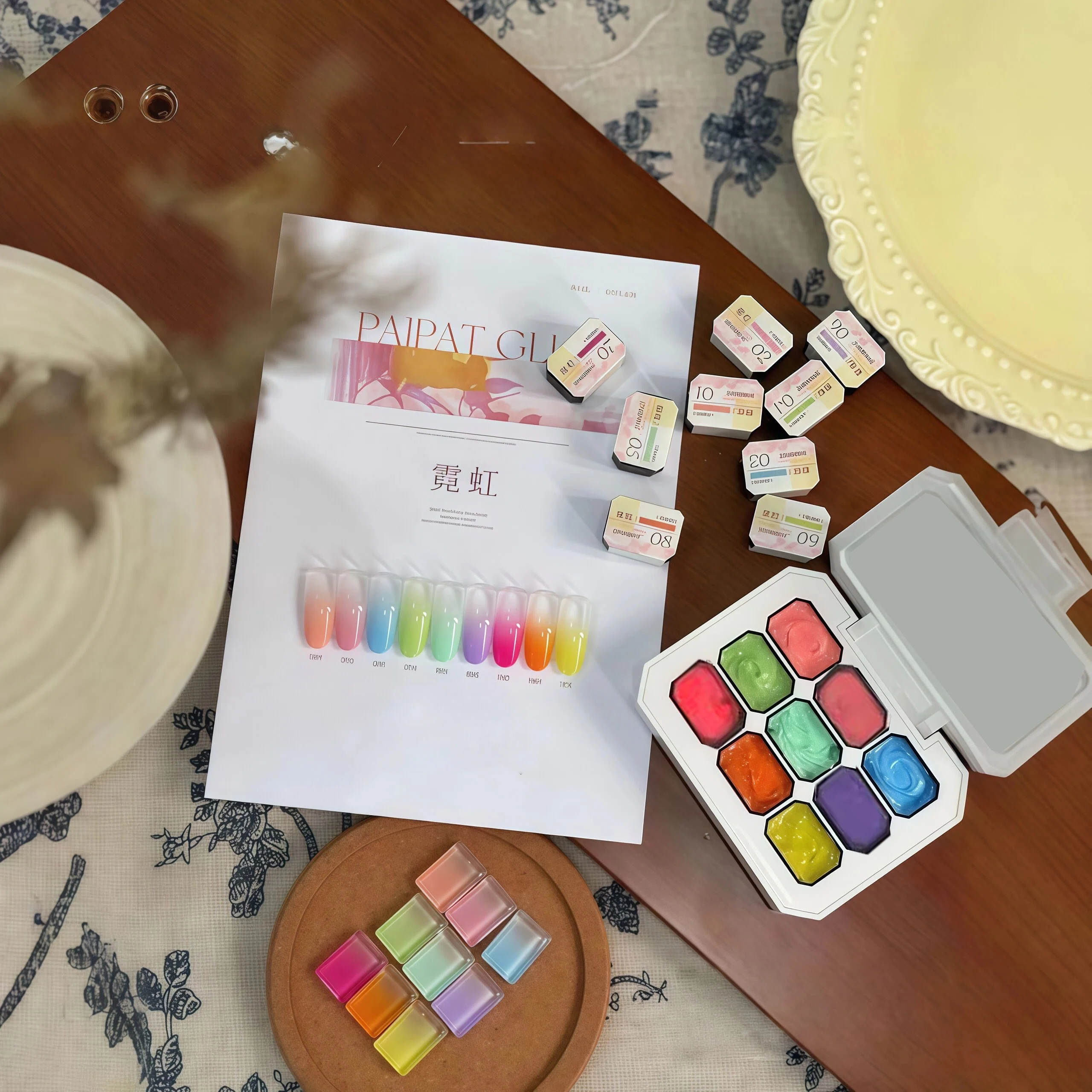 9-color Y2K dopamine fluorescent gel, new no-rinse gradient nail art tool, DIY nail art art charm.
9-color Y2K dopamine fluorescent gel, new no-rinse gradient nail art tool, DIY nail art art charm.