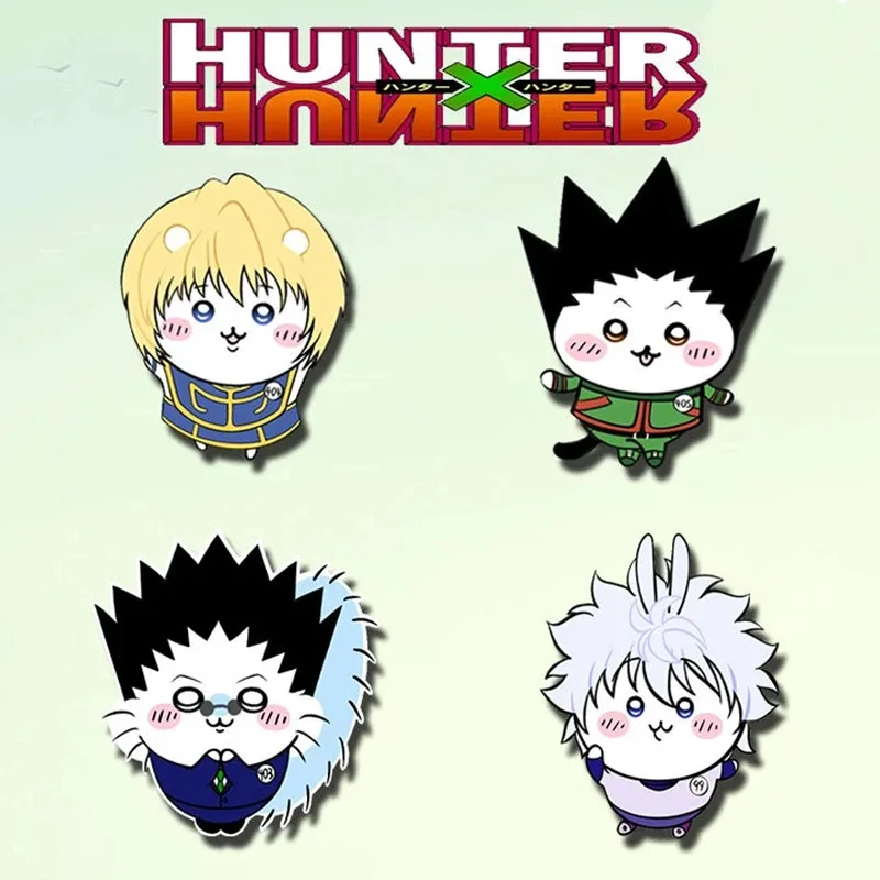 Аниме HUNTER×HUNTER GON·FREECSS Killua Zoldyck Kurapika Leorio, значок для косплея, акриловая брошь, 4 шт./компл., булавки для лацканов, аксессуары для сумок
Аниме HUNTER×HUNTER GON·FREECSS Killua Zoldyck Kurapika Leorio, значок для косплея, акриловая брошь, 4 шт./компл., булавки для лацканов, аксессуары для сумок