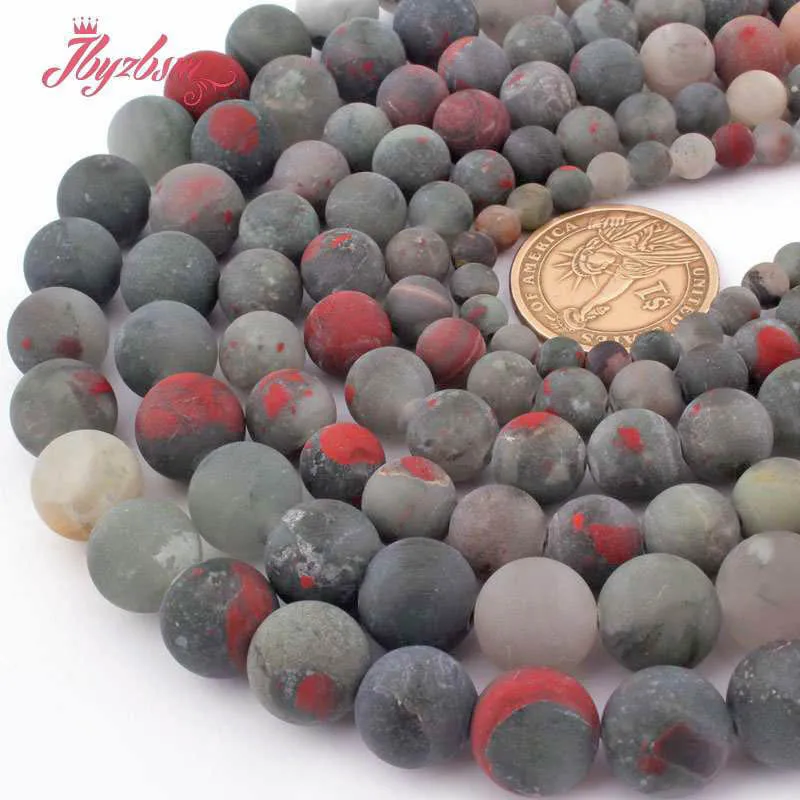 6/8/10mm Natural Frost Matte Bloodstone Heliotrope Round Stone Beads Spacer Strand 15" for DIY Bracelet Necklace Jewelry Making
6/8/10mm Natural Frost Matte Bloodstone Heliotrope Round Stone Beads Spacer Strand 15" for DIY Bracelet Necklace Jewelry Making